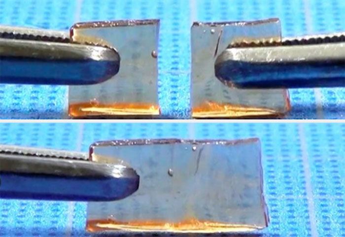 Picture 1 of Japanese scientists successfully created self-healing plastic