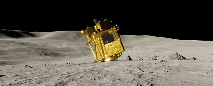Picture 1 of Japan's 'lander' achieved the feat of surviving the second night on the Moon
