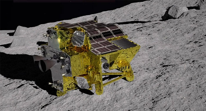 Picture 1 of Japan's lunar probe 'fell asleep' again