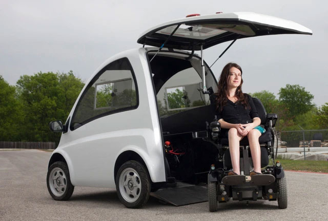 Picture 8 of Kenguru – a vehicle designed for people with disabilities, with only one door but extremely convenient for wheelchair users.