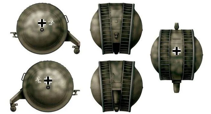 Picture 3 of Kugelpanzer: The most bizarrely shaped tank in human history!