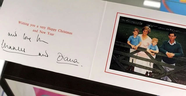 Let's look back at the British Royal Family's Christmas card series over the past 100 years Picture 7
