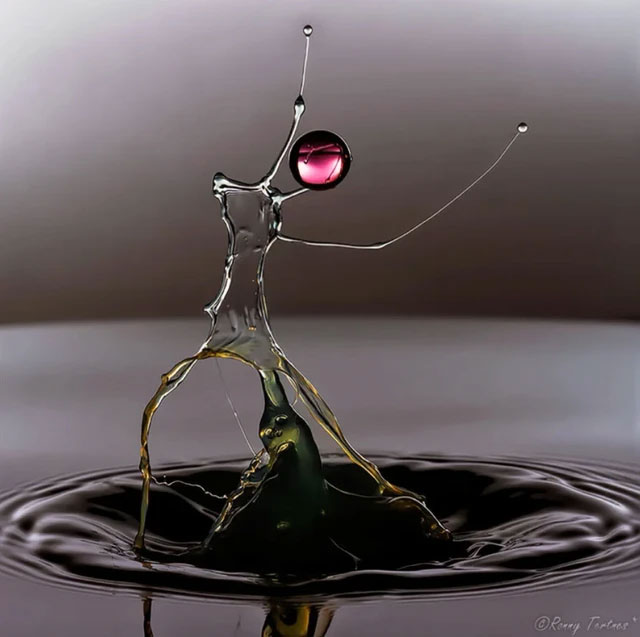 Picture 10 of Looking at these stunning photos of water droplets, it's like viewing sculptures.