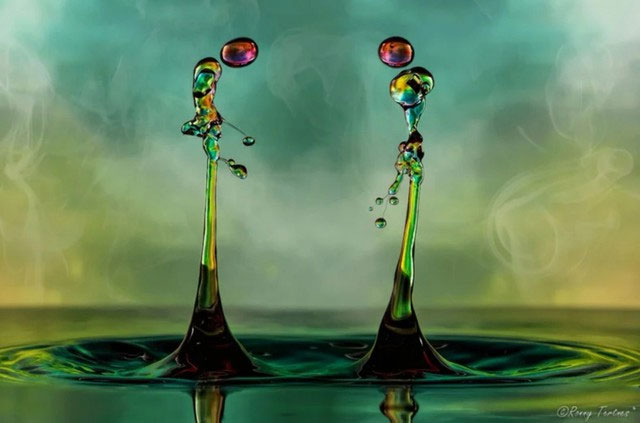 Picture 13 of Looking at these stunning photos of water droplets, it's like viewing sculptures.