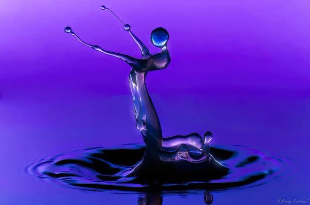Picture 4 of Looking at these stunning photos of water droplets, it's like viewing sculptures.