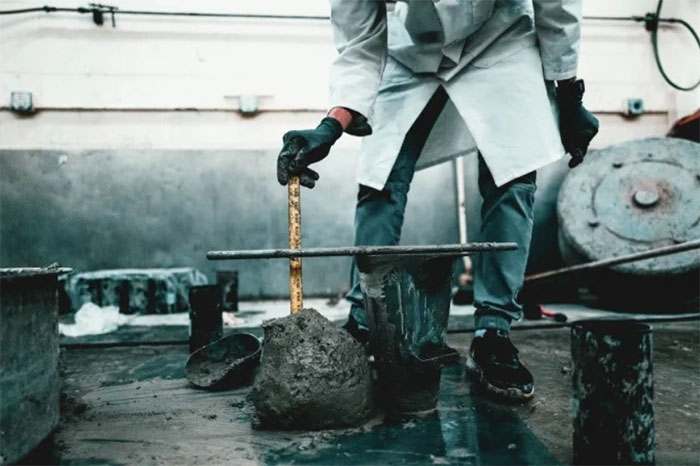 Picture 1 of Meta for artificial intelligence researching new ways to mix concrete