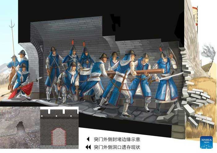 Picture 2 of More than a hundred secret passages discovered on the Great Wall