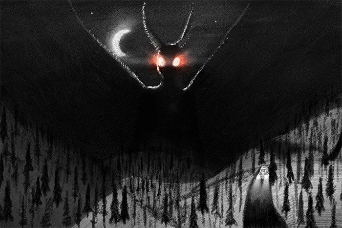 Picture 3 of Mothman: Urban Legend or Unknown Creature?