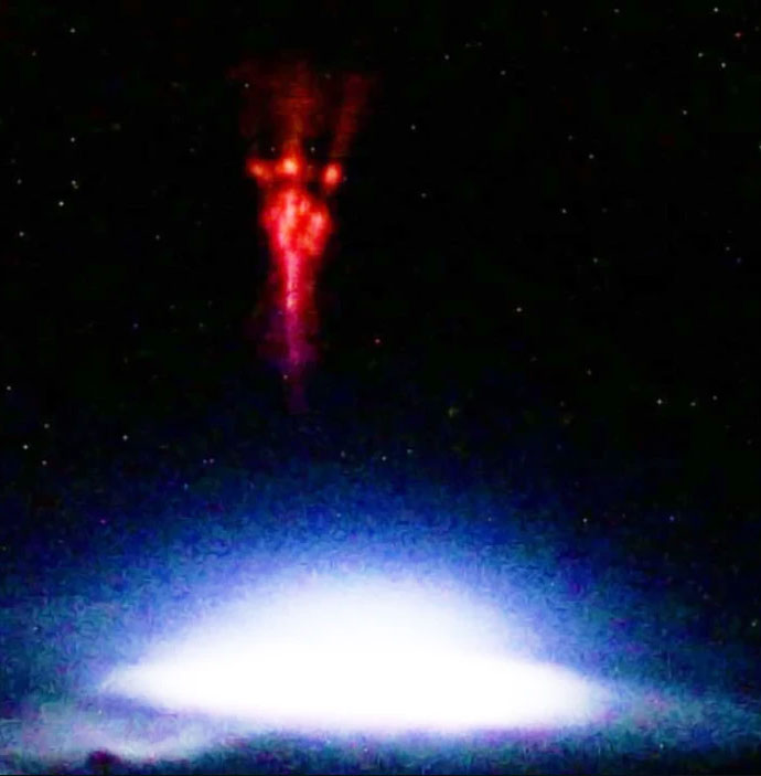 Picture 1 of Mysterious ghostly phenomenon in Earth's orbit