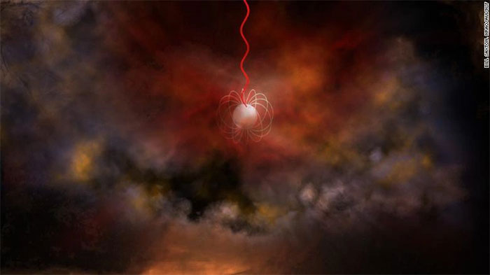 Picture 2 of Mysterious repeat radio flash, 3 billion light-years from Earth