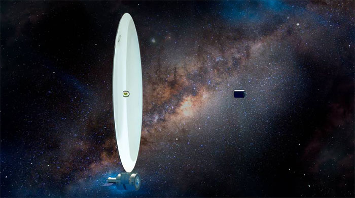 Picture 1 of NASA researches to build a telescope 10-100 times larger than the current one