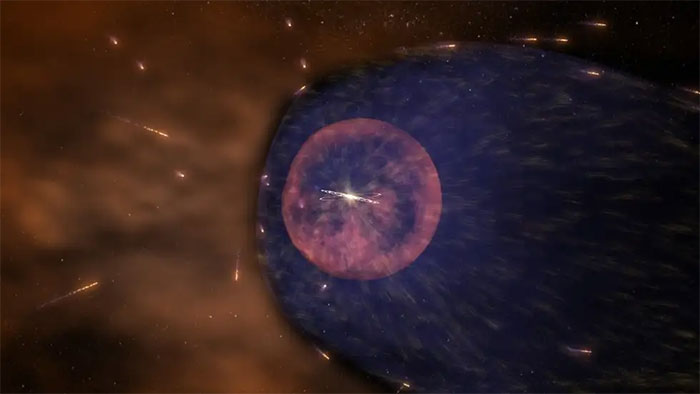 Picture 1 of NASA spacecraft discovers 'wrinkled bubble' enveloping us