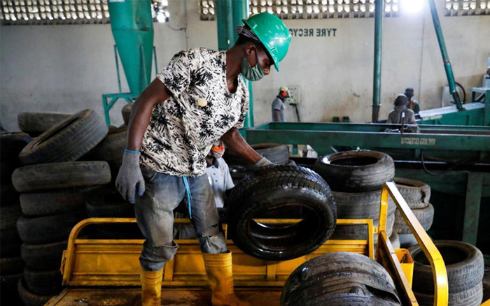 Picture 1 of New black gold in Nigeria: Used car tires