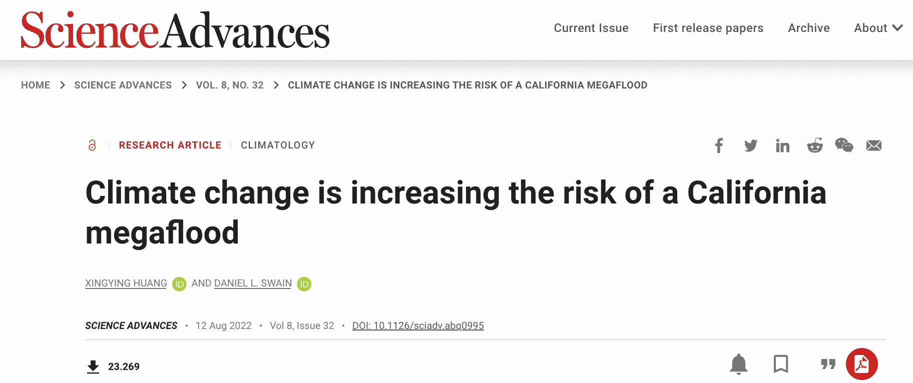 New study on catastrophic flooding in California over the next 40 years Picture 2