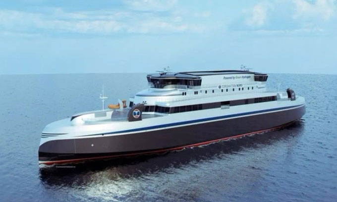 Picture 1 of Norway builds the world's largest hydrogen ship