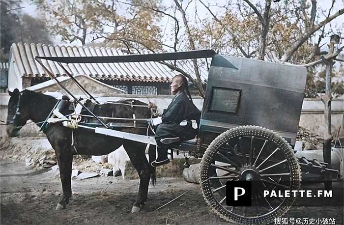 Picture 3 of Old photos of the Qing Dynasty: Close-up of the 'supercar' of rich aristocrats, a symbol of status and family at that time