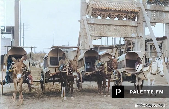 Picture 4 of Old photos of the Qing Dynasty: Close-up of the 'supercar' of rich aristocrats, a symbol of status and family at that time