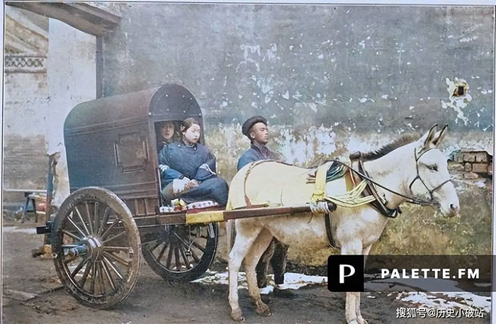 Picture 5 of Old photos of the Qing Dynasty: Close-up of the 'supercar' of rich aristocrats, a symbol of status and family at that time