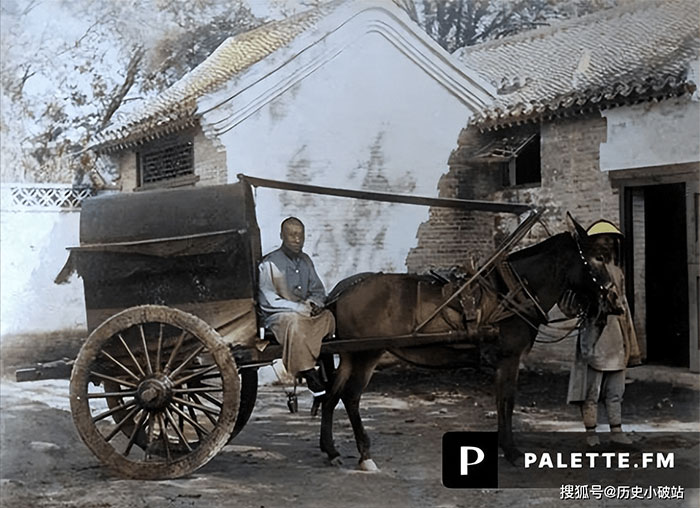Picture 6 of Old photos of the Qing Dynasty: Close-up of the 'supercar' of rich aristocrats, a symbol of status and family at that time