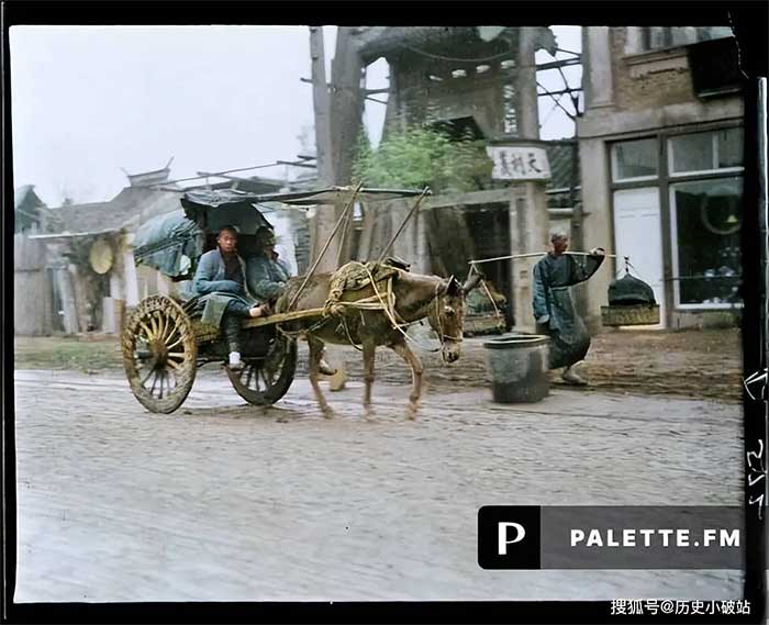Picture 8 of Old photos of the Qing Dynasty: Close-up of the 'supercar' of rich aristocrats, a symbol of status and family at that time