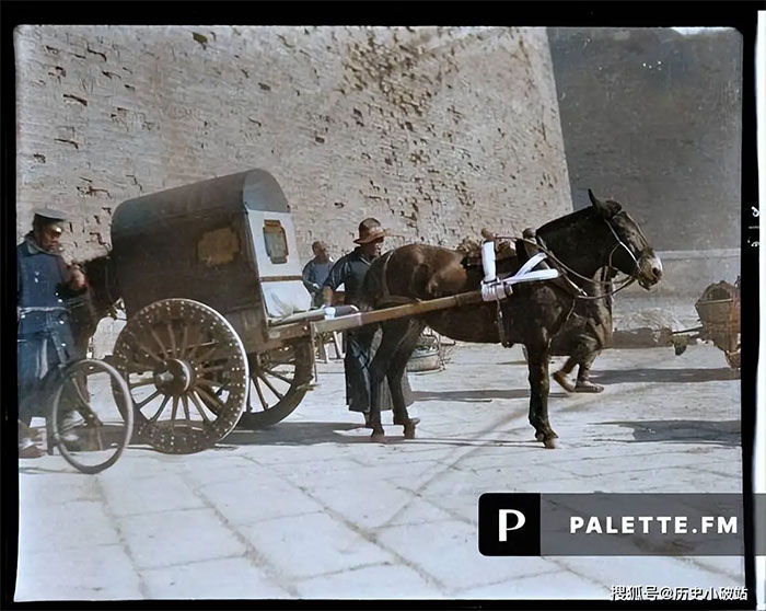 Picture 9 of Old photos of the Qing Dynasty: Close-up of the 'supercar' of rich aristocrats, a symbol of status and family at that time