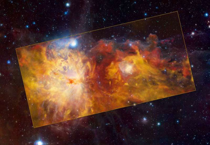 Photo of the 'flame nebula' more than 1,300 light-years away Picture 1