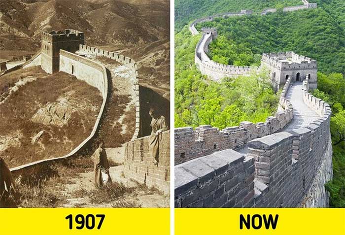 Picture 4 of Photo series 'then and now' proves the unparalleled power of time that makes the world change rapidly