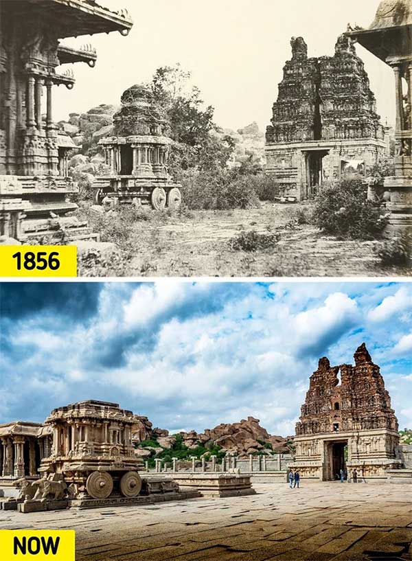 Picture 6 of Photo series 'then and now' proves the unparalleled power of time that makes the world change rapidly