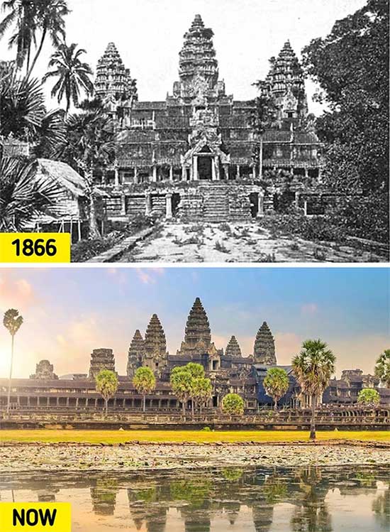 Picture 7 of Photo series 'then and now' proves the unparalleled power of time that makes the world change rapidly