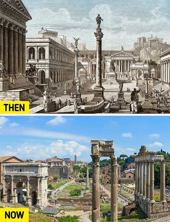 Picture 8 of Photo series 'then and now' proves the unparalleled power of time that makes the world change rapidly