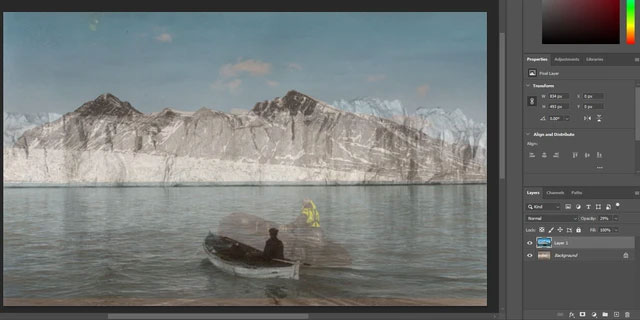 Photographer recreates photo more than 100 years old to warn about melting ice Picture 3