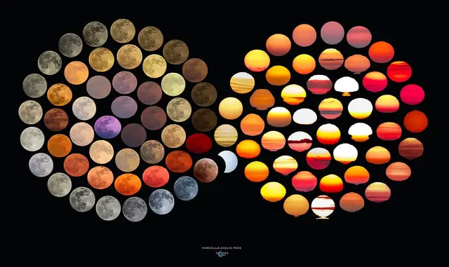 Photographer who spent 10 years capturing 48 beautiful colors of the Moon Picture 4