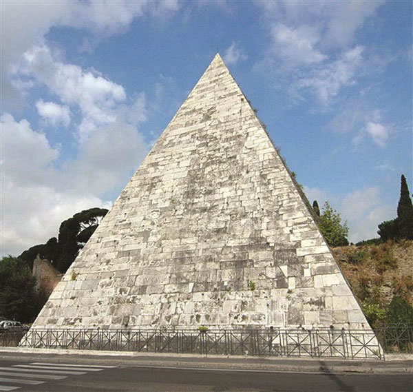 Picture 2 of Pyramid of Cestius: A unique building in ancient Rome