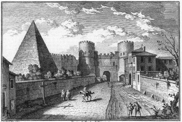 Picture 3 of Pyramid of Cestius: A unique building in ancient Rome
