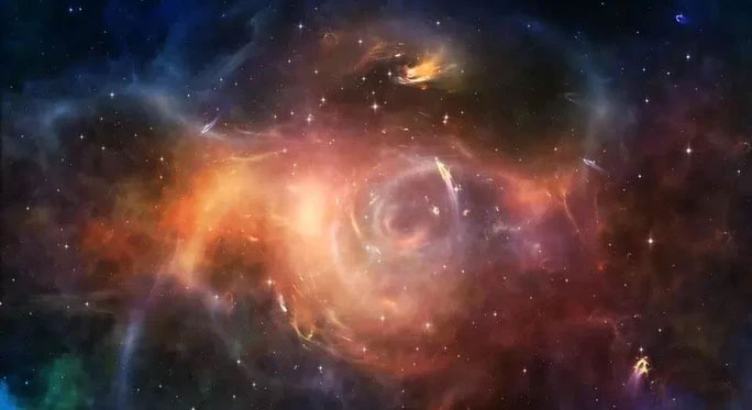 Picture 1 of Radio signals transmitted 8 billion years ago, like heartbeats, captured