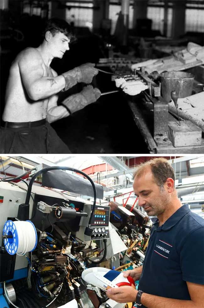 Picture 11 of Rare photos then and now show how industries around the world have changed over the past 100 years