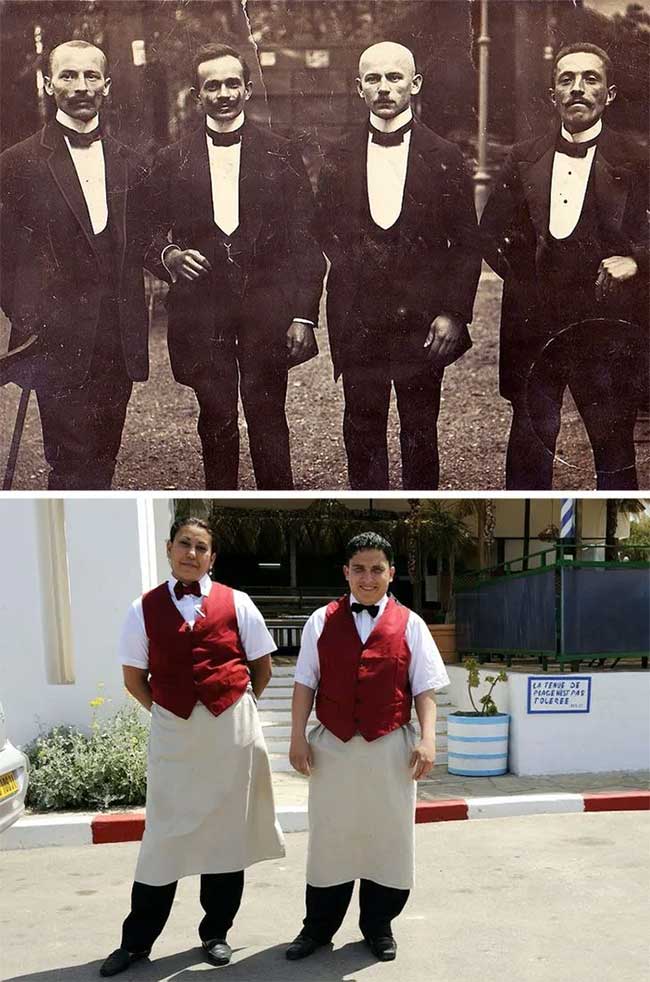 Picture 6 of Rare photos then and now show how industries around the world have changed over the past 100 years