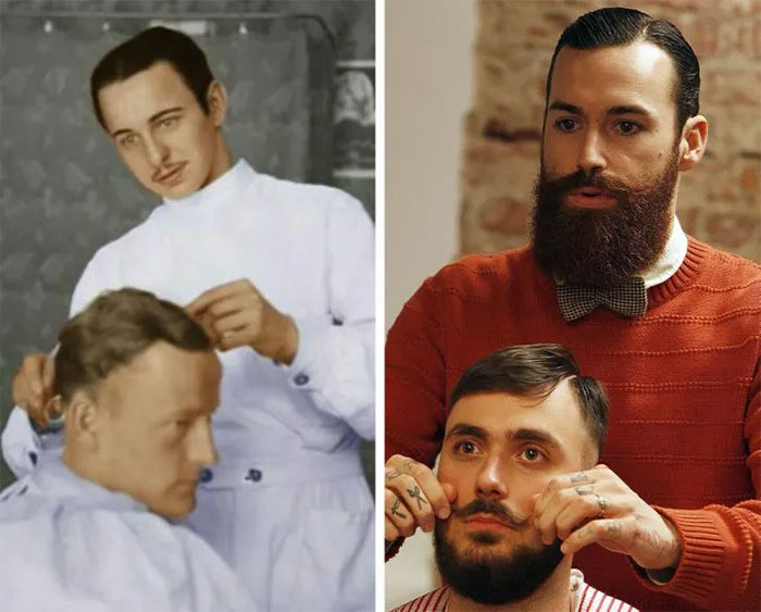 Picture 7 of Rare photos then and now show how industries around the world have changed over the past 100 years