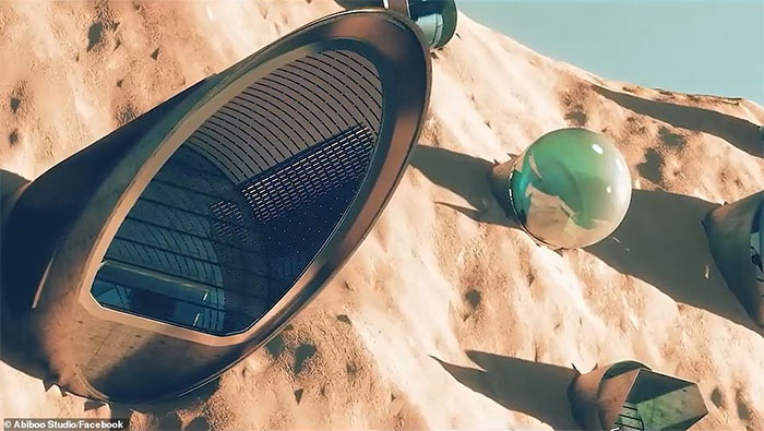 Picture 5 of Revealing the first city on Mars, with enough space for more than 250,000 people to live