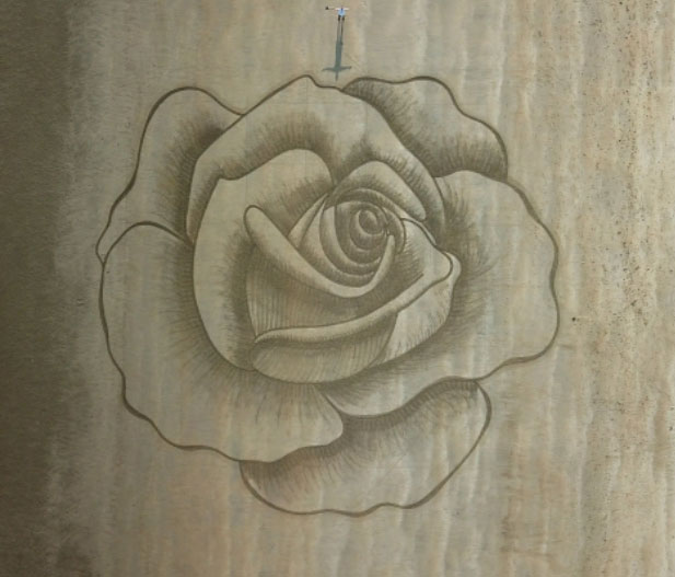 Picture 5 of 'Sand witch' is passionate about creating many beautiful pictures on the beach