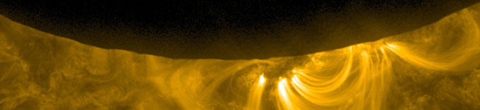 Picture 2 of Satellite image of solar eclipse from space