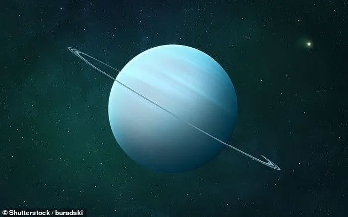 Picture 1 of Scientists have discovered that Uranus is not completely filled with ice