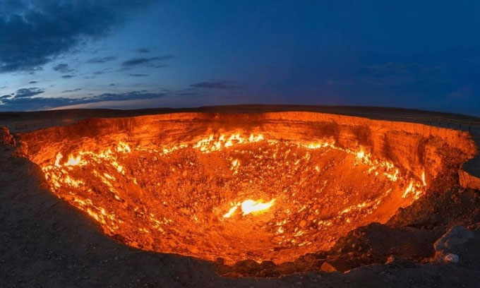 Picture 1 of Scientists propose the idea of ​​drilling 'Hell's Gate' to put out the fire