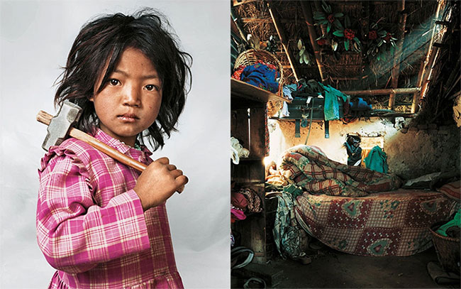 Picture 1 of Set of photos of children's bedrooms around the world with unexpected differences