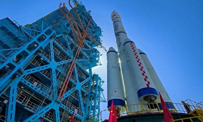 Shenzhou 14 is about to carry astronauts to Thien Cung station Picture 1