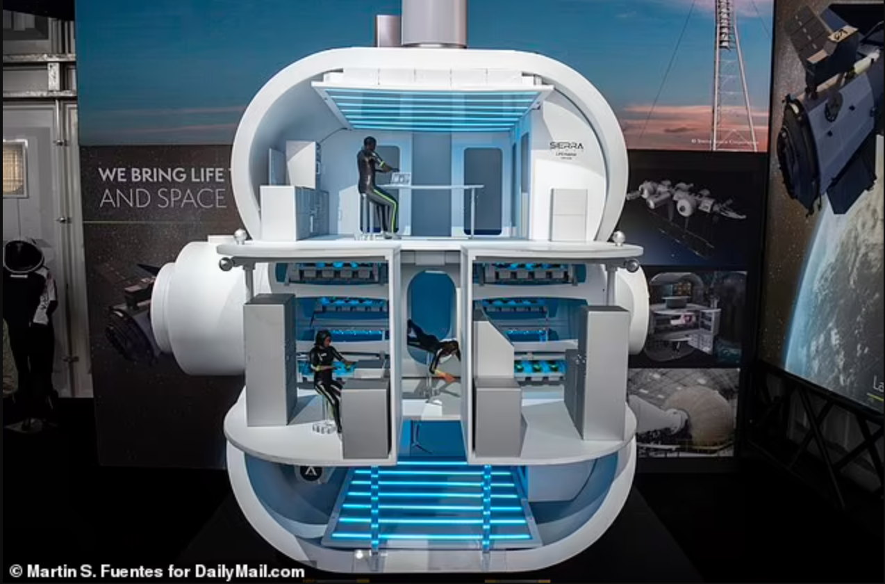 Picture 3 of 'Six-seat taxi' flying into space was introduced at CES 2022
