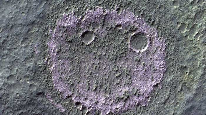 Picture 1 of 'Smiley Face' Could Solve Mars' Big Mystery