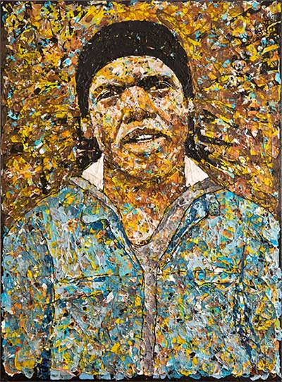 South African artist paints pictures from plastic waste, the results are incredible works Picture 1