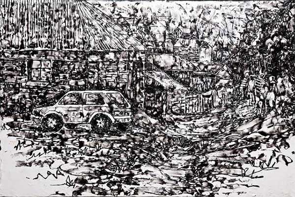 South African artist paints pictures from plastic waste, the results are incredible works Picture 6