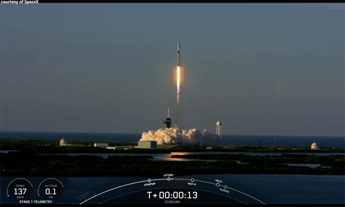 SpaceX kicks off 2022 with the launch of 49 satellites Picture 1